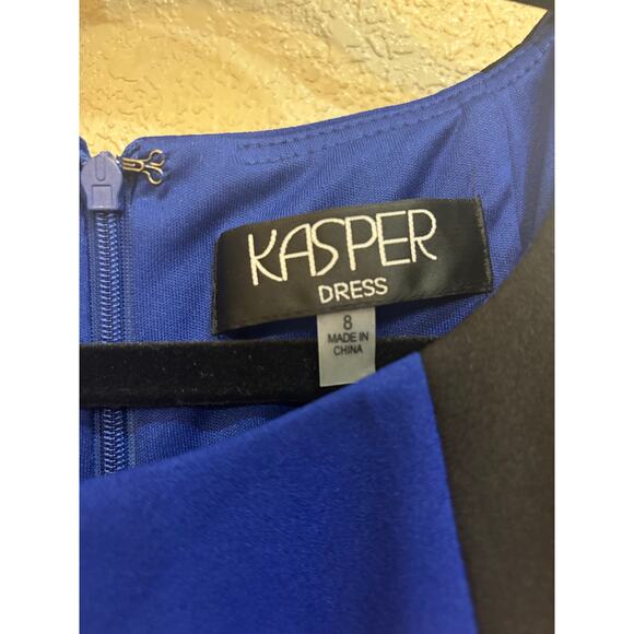 Kaspar women dress size 8 blue and black NWT - Picture 4 of 4